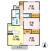 セレネティー DEの間取り画像