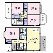 ハイツボナール Dの間取り画像