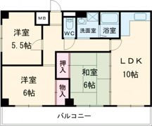 矢埜ハイツの間取り画像