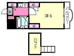 シティパレス佐保川P－1の間取り画像
