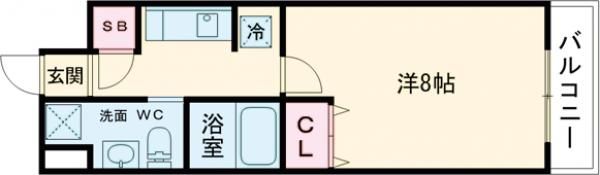 フクダ不動産新大宮マンションの間取り画像