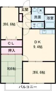 ユーミー八木の間取り画像