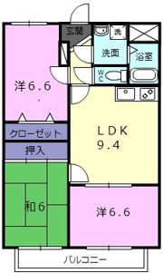 ユーミー八木の間取り画像