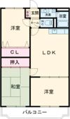 フルーエントⅢの間取り画像