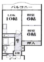 サンプラザ築山の間取り画像