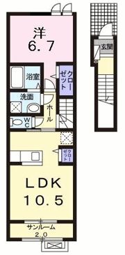 サンチェリーの間取り画像