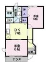 パレクロスロードCの間取り画像