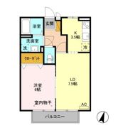 クレイン A/B/Cの間取り画像