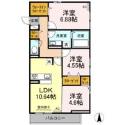 GTR手城の間取り画像