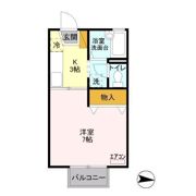 フローラ春日の間取り画像