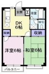 エルディム西本Bの間取り画像