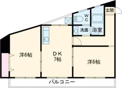 サンハイツ上村の間取り画像
