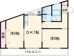 サンハイツ上村の間取り画像