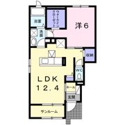 モダニスタ Aの間取り画像
