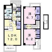 サニーセレノDの間取り画像