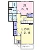 アクティフ ジェルメⅡの間取り画像