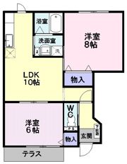 サンシャインヒルズCの間取り画像
