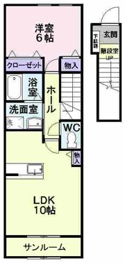 プラシード梅の木の間取り画像