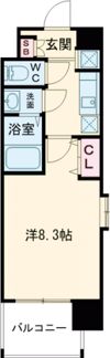 LaDouceur荒本の間取り画像