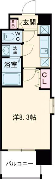 LaDouceur荒本の間取り画像