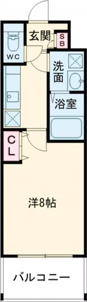 LaDouceur荒本の間取り画像