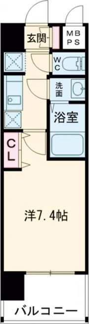 LaDouceur荒本の間取り画像