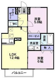 さくらヶ丘Bの間取り画像