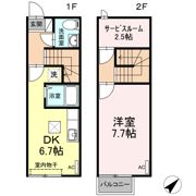 アバンティ江俣 Iの間取り画像