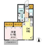 Dーroom白山の間取り画像