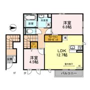 オルソ B棟の間取り画像
