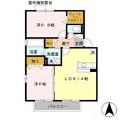 ヒールクリークM イーストの間取り画像