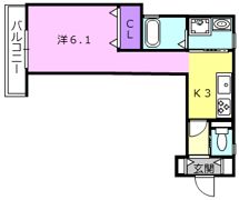 クリエオーレ近江堂の間取り画像