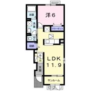 リリエンハイム Dの間取り画像