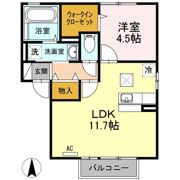 ルーチェ D棟の間取り画像