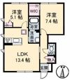 シャーメゾンONO Aの間取り画像