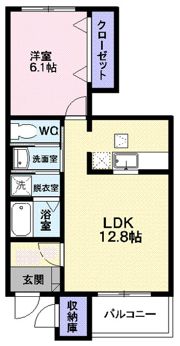 ミルト クリーマ Bの間取り画像