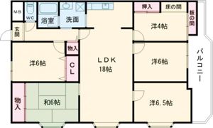 キャピタル新大宮の間取り画像