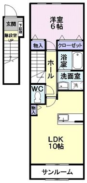 ヴィラージュ 落衣の間取り画像