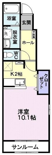 サンリット ヴィラの間取り画像