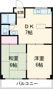 ファミール西大寺の間取り画像