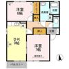ベルジュシンメイの間取り画像