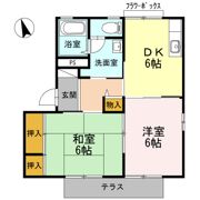 パレス雅 Aの間取り画像