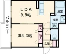 パークフロント・ワンの間取り画像
