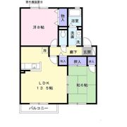 カモミール伏見 A棟の間取り画像