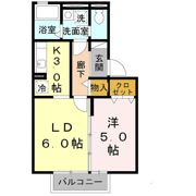 カサグランデの間取り画像