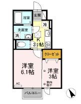 バレンタインハウス和合町の間取り画像