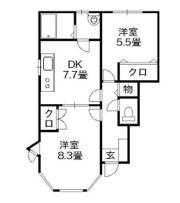 トレステーラ北浜の間取り画像