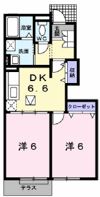 セレッソⅦエスタシオンBの間取り画像