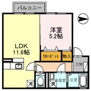 レーブ・シェソワの間取り画像