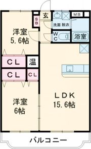 ユーミー須賀の間取り画像